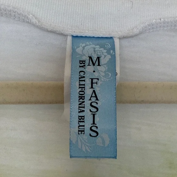 Women's Graphic V-Neck Tee - White, Yellow, and Pink - Picture 3 of 5